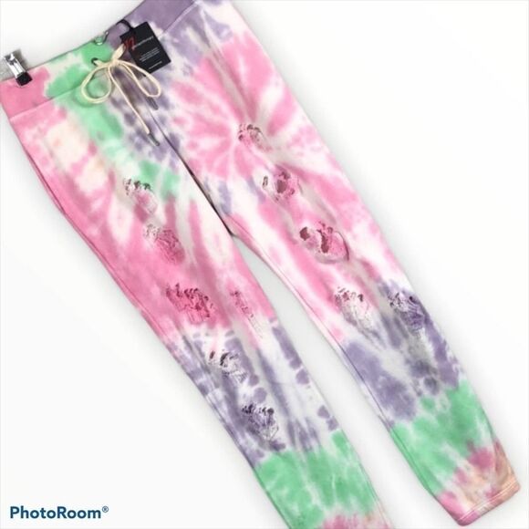 n:Philanthropy Tie Dye Distressed Night Jogger S - Picture 1 of 12